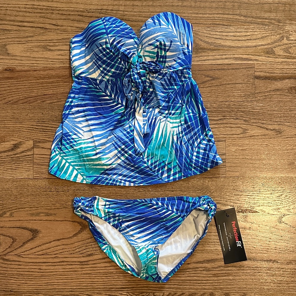 Coco Reef Blue and White Bikini Set